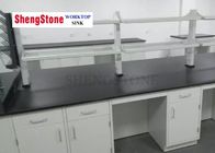 Mobília de superfície Worktop 2400*1500*16 milímetro do laboratório de Worktop da resina fenólico do resíduo metálico