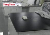 acessórios lisos pretos 1500*750*800/850 milímetro do laboratório de Worksurfaces da resina fenólico da borda