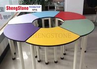 Multi mesas da cor e painéis compactos das cadeiras HPL para jardins de infância e classes tutoriais